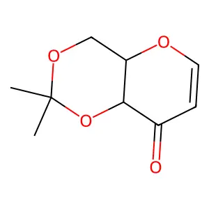 2,2-dimethyl-4a,8a-dihydro-4H-pyrano[3,2-d][1,3]dioxin-8-one structure