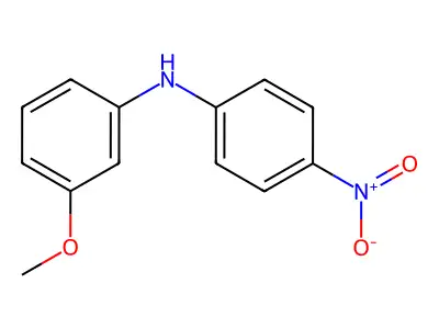 3-methoxy-N-(4-nitrophenyl)aniline structure