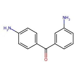 (3-Aminophenyl)(4-aminophenyl)methanone structure