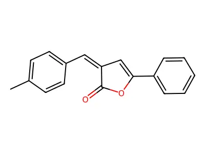 3-[(4-Methylphenyl)methylidene]-5-phenylfuran-2-one structure