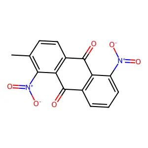 Anthraquinone, 1,5-dinitro-2-methyl- structure