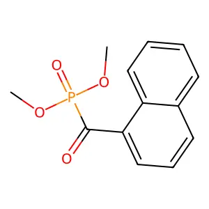 Dimethyl (naphthalene-1-carbonyl)phosphonate structure