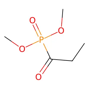 Dimethyl (1-oxopropyl)phosphonate structure