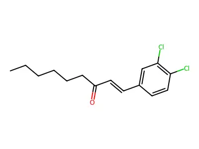 1-(3,4-Dichlorophenyl)non-1-en-3-one structure