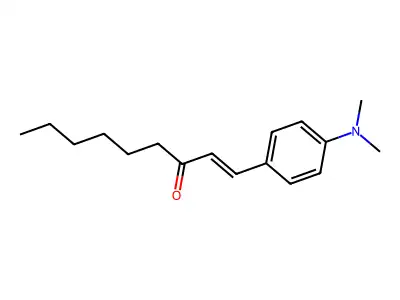 1-Nonen-3-one, 1-[4-(dimethylamino)phenyl] structure