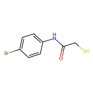 N-(4-bromophenyl)-2-sulfanylacetamide structure