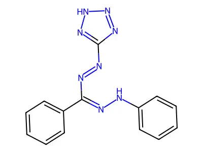 N'-anilino-N-(tetrazol-5-ylideneamino)benzenecarboximidamide structure