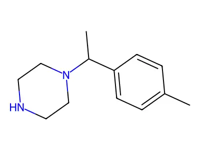 1-(1-p-Tolyl-ethyl)-piperazine structure