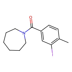 1-(3-Iodo-4-methylbenzoyl)azepane structure