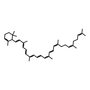 4,5-Didehydro-5,6,7',8'-tetrahydro-beta,psi-carotene structure