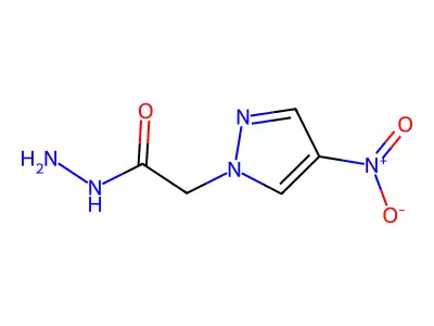 2-(4-nitro-1H-pyrazol-1-yl)acetohydrazide structure