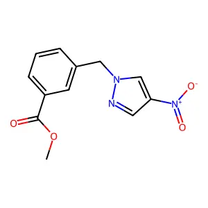 Methyl 3-[(4-nitro-1H-pyrazol-1-yl)methyl]benzoate structure