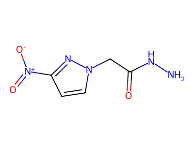 2-(3-nitro-1H-pyrazol-1-yl)acetohydrazide structure