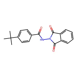 4-tert-butyl-N-(1,3-dioxo-1,3-dihydro-2H-isoindol-2-yl)benzamide structure