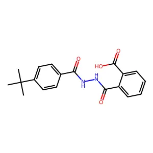 2-[[(4-tert-butylbenzoyl)amino]carbamoyl]benzoic Acid structure