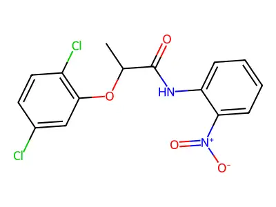 2-(2,5-dichlorophenoxy)-N-(2-nitrophenyl)propanamide structure