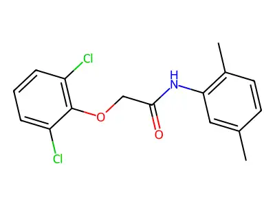 2-(2,6-Dichlorophenoxy)-N-(2,5-dimethylphenyl)acetamide structure