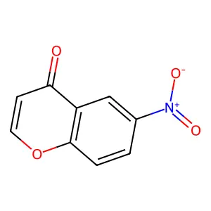6-nitro-3,4-dihydro-2H-1-benzopyran-4-one structure