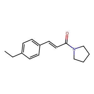 3-(4-Ethylphenyl)-1-pyrrolidin-1-ylprop-2-en-1-one structure