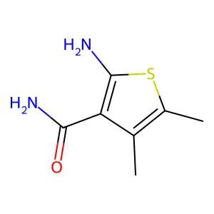 2-Amino-4,5-dimethylthiophene-3-carboxamide structure