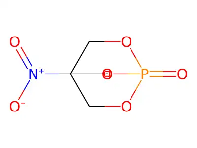 1,3-Propanediol, 2-(hydroxymethyl)-2-nitro-, cyclic phosphate structure
