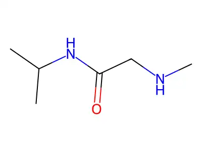 2-(methylamino)-N-(propan-2-yl)acetamide structure