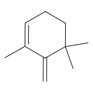Cyclohexene, 1,5,5-trimethyl-6-methylene- structure