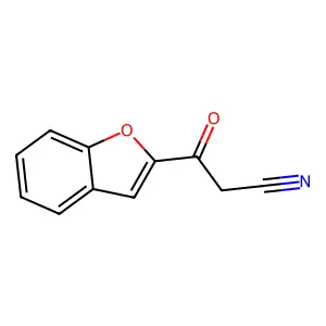 3-(2-苯并呋喃基)-3-氧代丙腈 structure