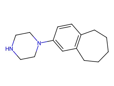 1-(6,7,8,9-Tetrahydro-5h-benzocyclohepten-2-yl)piperazine structure