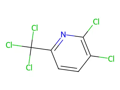 2,3-Dichloro-6-(trichloromethyl)pyridine structure