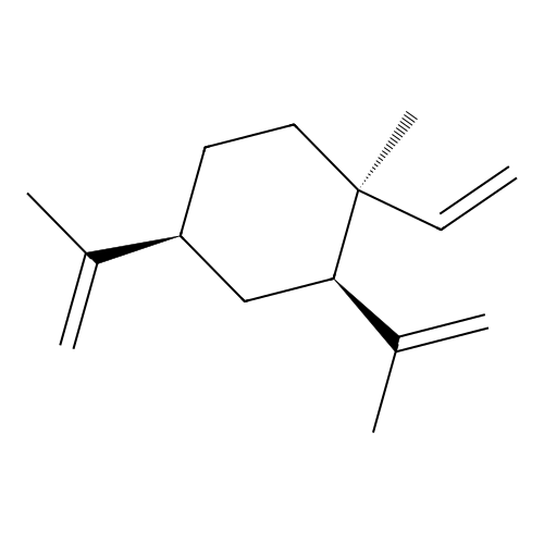 (-)-cis-beta-Elemene structure