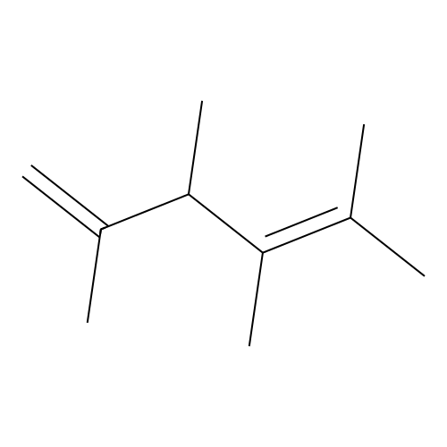 2,3,4,5-Tetramethylhexa-1,4-diene structure