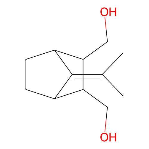 [3-(Hydroxymethyl)-7-isopropylidene-norbornan-2-yl]methanol structure