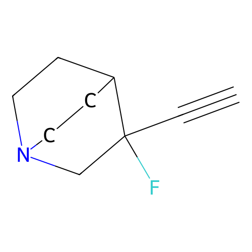 3-Ethynyl-3-fluoroquinuclidine structure