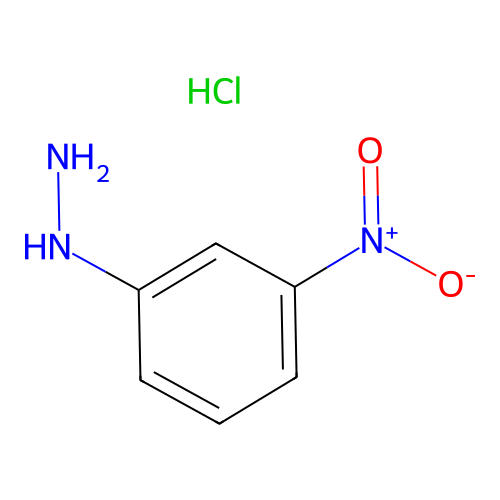 3-Nitrophenylhydrazinium(1+) chloride structure