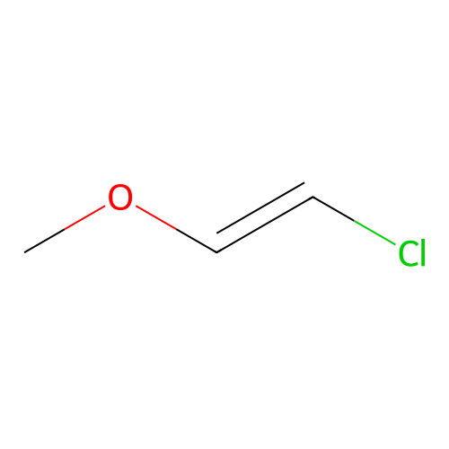 1-Chloro-2-methoxyethene structure