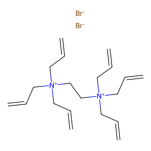 1,2-Bis(triallylammonium)ethane dibromide structure