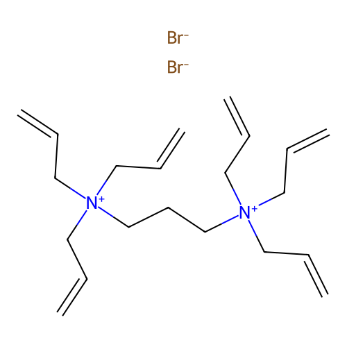 1,3-Bis(triallylammonium)propane dibromide structure