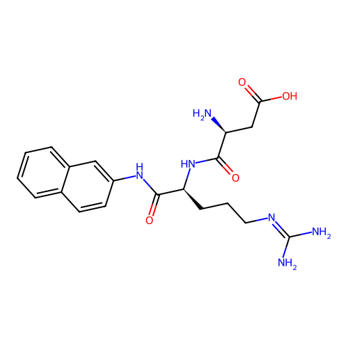 H-Asp-Arg-betaNA structure