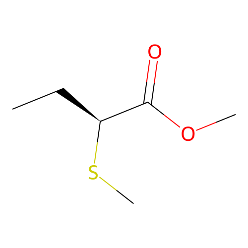 methyl (2S)-2-methylsulfanylbutanoate structure
