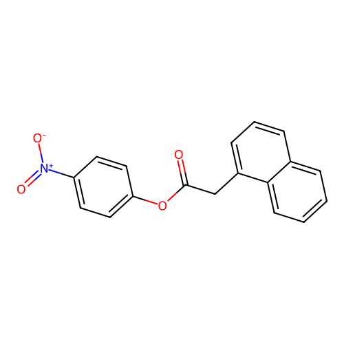 1-Naphthylacetic Acid 4-Nitrophenyl Ester structure