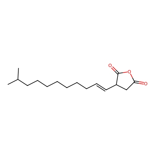 Dihydro-3-(isododecenyl)furan-2,5-dione structure