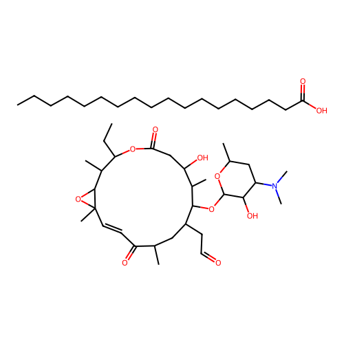 ROSARAMICIN STEARATE structure