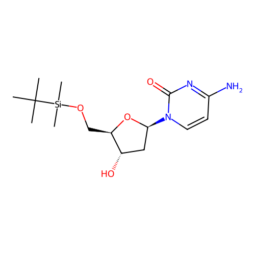 5'-O-(tert-Butyldimethylsilyl)-2'-deoxycytidine structure