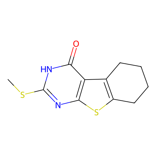 2-(Methylsulfanyl)-5,6,7,8-tetrahydro[1]benzothieno[2,3-d]pyrimidin-4-ol structure