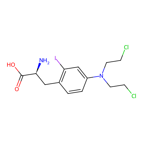 Iodomelphalan structure