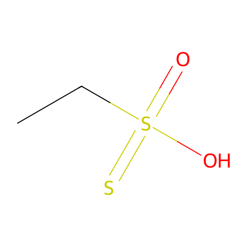 Ethanesulfonothioic acid structure