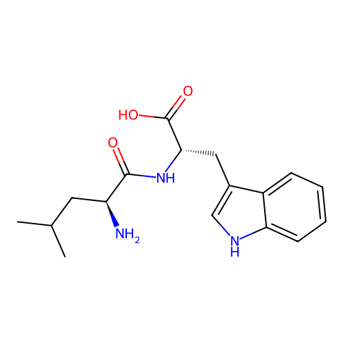 H-Leu-Trp-OH structure