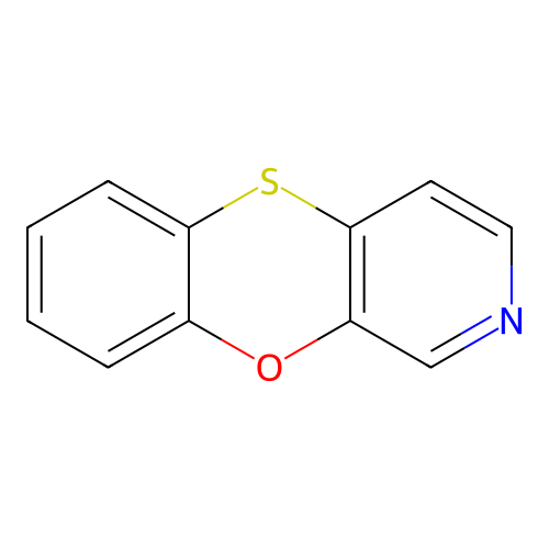 Benz(1,4)oxathiino(2,3-c)pyridine structure