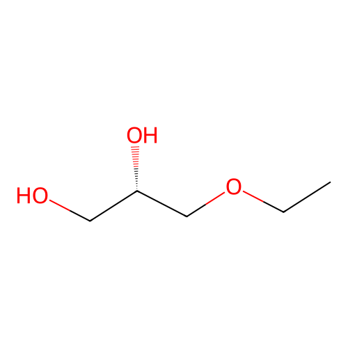 (2S)-3-ethoxypropane-1,2-diol structure